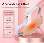 Electric Vibrator Massager Warm Palace Belt Instant Comfort for Menstrual & Back Pain Relief Rechargeable