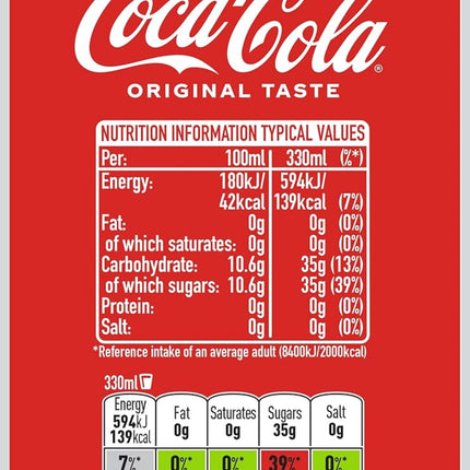 Coca-Cola Original Taste 24 x 330ml