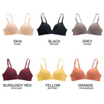 Seamless Bras for Women Push Up Bras No Wire Brassiere A B Cup Underwear Sexy Bralette Three Quarters(3/4 Cup)  Lingerie