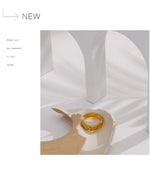 Yhpup Sun Star Moon Ring Stainless Steel Jewelry Stylish Metal Celestial Women Ring joyería acero inoxidable mujer Gift New