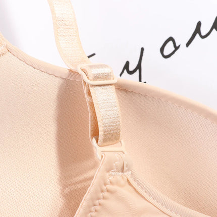 Seamless Bras for Women Push Up Bras No Wire Brassiere A B Cup Underwear Sexy Bralette Three Quarters(3/4 Cup)  Lingerie