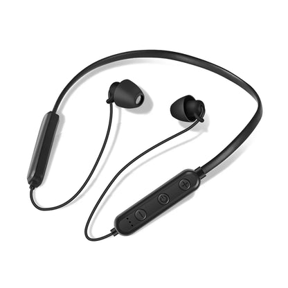 Wireless V5.0 Bluetooth Sleeping Earphone Soft Silicone Stereo Sports Earbuds Hanging Neck Headset Noise Cancel Halter movement