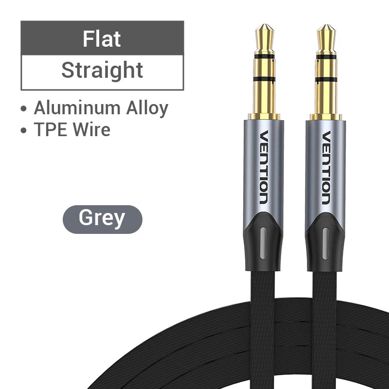 Vention Jack 3.5mm Aux Cable Male to Male 3.5mm Audio Cable Jack for JBL Xiaomi Oneplus Headphones Speaker Cable Car Aux Cord