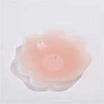 Reusable Women Breast Petals Lift Nipple Cover Invisible Petal Adhesive Strapless Backless Stick on Bra Silicone Breast Stickers