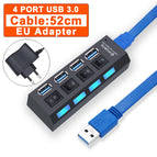 3.0USB 4port with EU 1