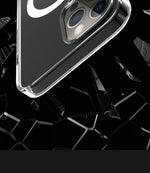 Hard Crystal Original Magnectic Case For iPhone 13 12 11 14 15 16Pro Max XSMAX XR SE 7 8Plus For Magsafe Wireless Charging Cover