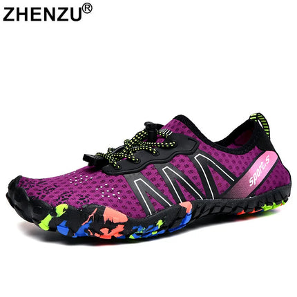 Men Water Swimming Shoes Women Sneakers Barefoot Beach Sandals Upstream Aqua Shoes Quick-Dry River Sea Diving Gym