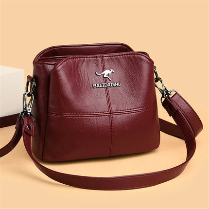 Women Embroidery Tote Bag High Quality Leather Ladies Handbags 2024 Women Shoulder Bag Small Crossbody Bags For Women Sac a Main