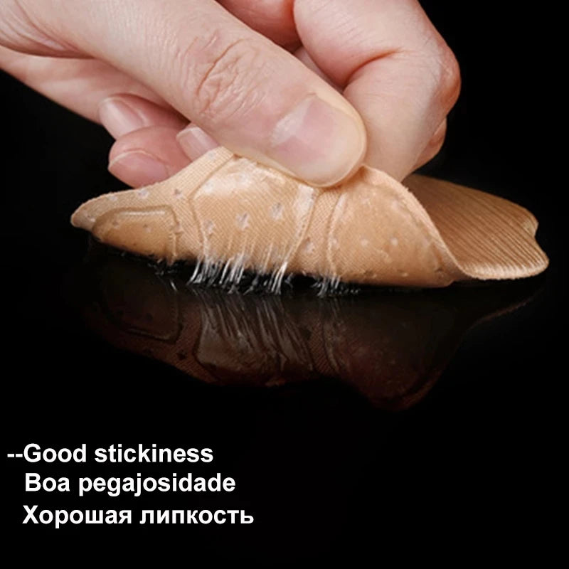 Reusable Women Breast Petals Lift Nipple Cover Invisible Petal Adhesive Strapless Backless Stick on Bra Silicone Breast Stickers