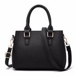 Embroidery Messenger Bags Women Leather Handbags Bags for Women Sac a Main Ladies hair ball Hand Bag