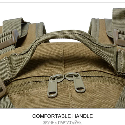40L Camping Backpack Men's Bag Travel Bags Tactical Molle Climbing Rucksack Hiking Outdoor Reflective Shoulder Fishing Bag