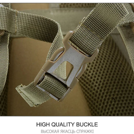 40L Camping Backpack Men's Bag Travel Bags Tactical Molle Climbing Rucksack Hiking Outdoor Reflective Shoulder Fishing Bag