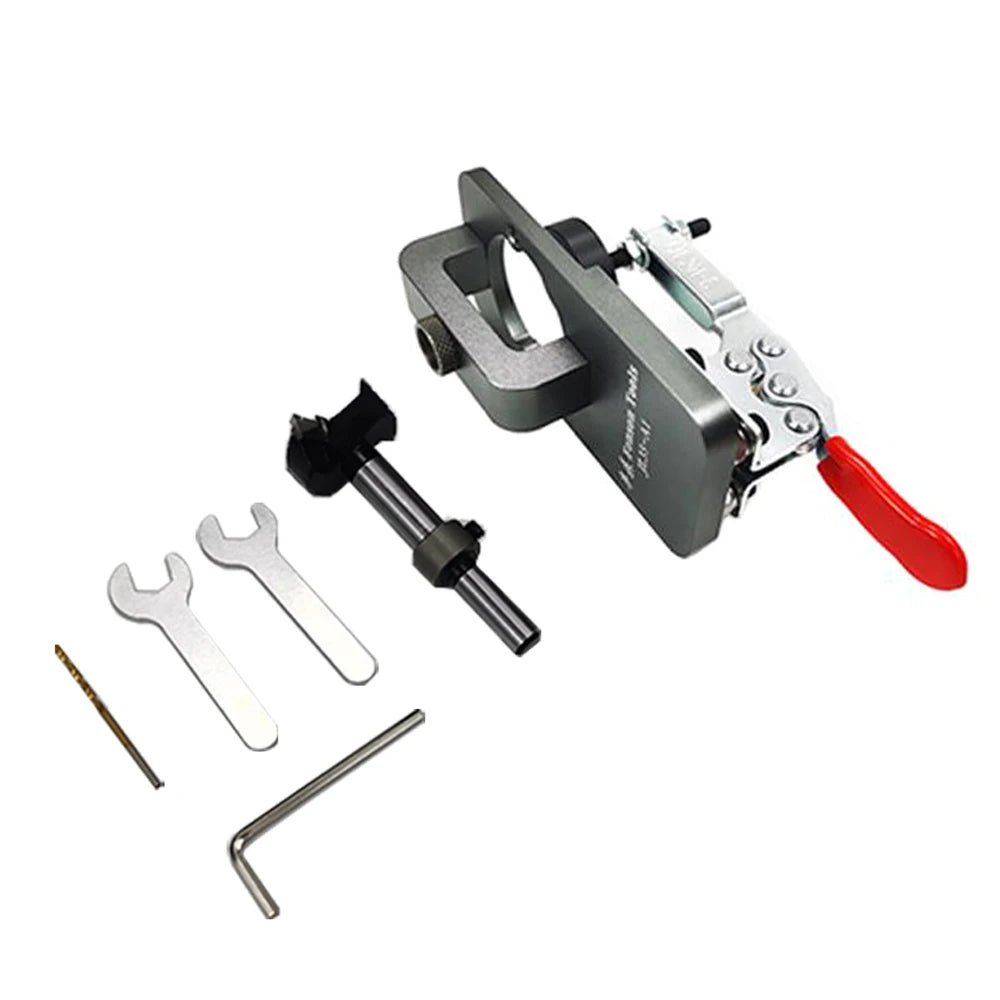 Woodworking 35mm Hole Opener Hinge Opener Door Cabinets Hinge Locator Wood Work Hole Drilling Guide Locator