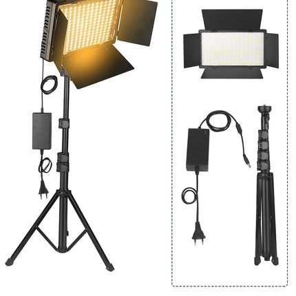 Nagnahz U800 LED Photo Studio Light for Tiktok Youbute Game Live Video Lighting Portable Video Recording Photography Panel Lamp