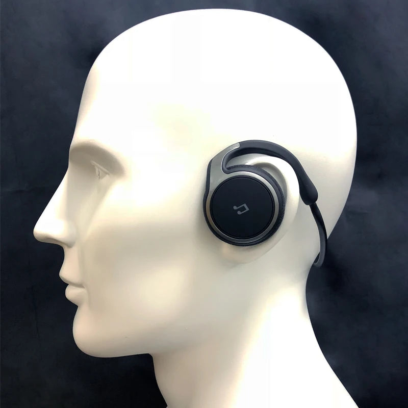A6 Small Bluetooth Headphones Wrap Around Head Comfortable Wireless Headphones Foldable Bluetooth Headsets with Microphone Purse