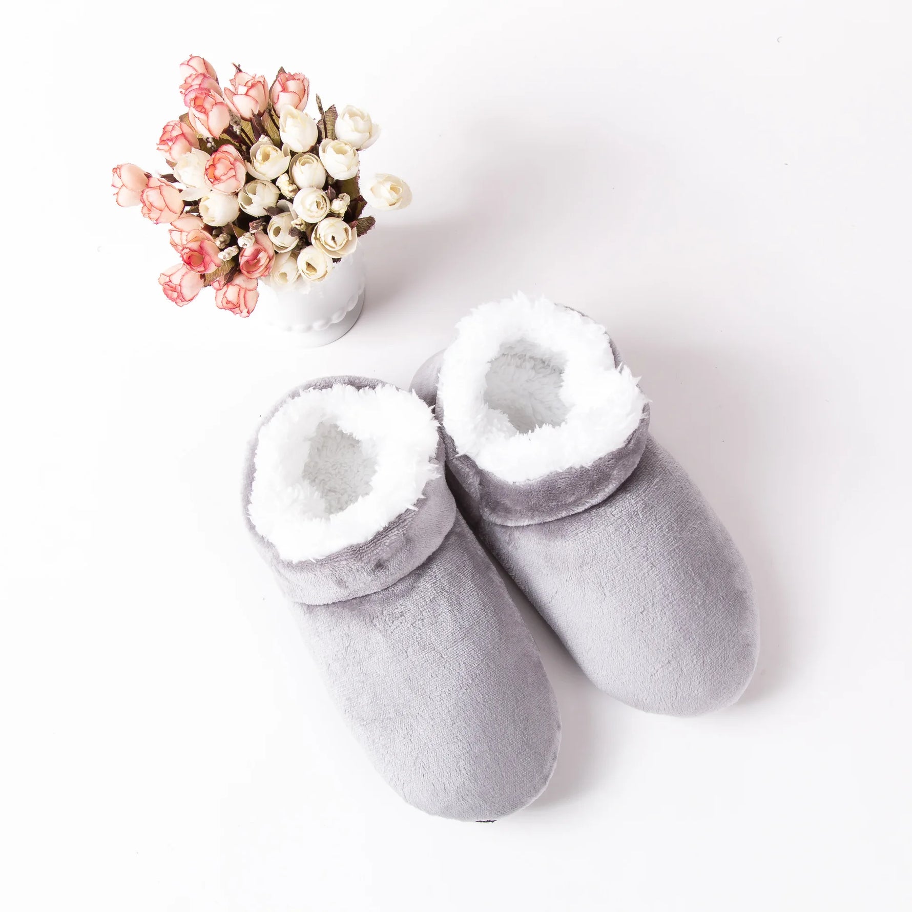 Mens House Slippers Fluffy Home Winter Warm Plus Size Non Slip Plush Soft Comfy Male Casual Indoor Floor Shoes Lazy Flat Fuzzy