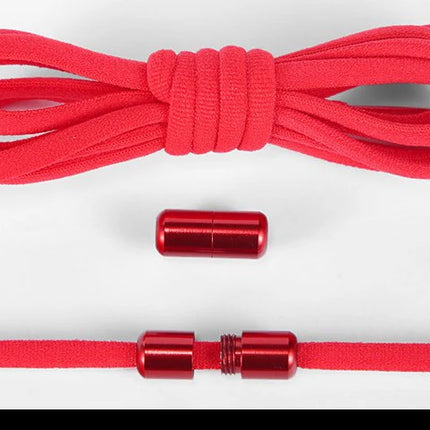 21 Colors No Tie Shoelaces Round Color Metal Lock Elastic Shoelace General For Children And Adults Sneakers Lazy Laces Unisex