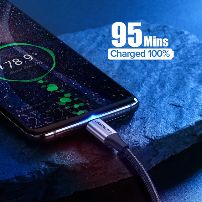 UGREEN USB C to USB A Cable USB-C Charger Type C Fast Charging Data Cable for Samsung Galaxy S9 Huawei P30 Quick Charge USB Cord