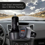 PD20W USB-C & QC3.0 Dual Port Fast Car Charger-Compact 2-Port Vehicle Charging Adapter