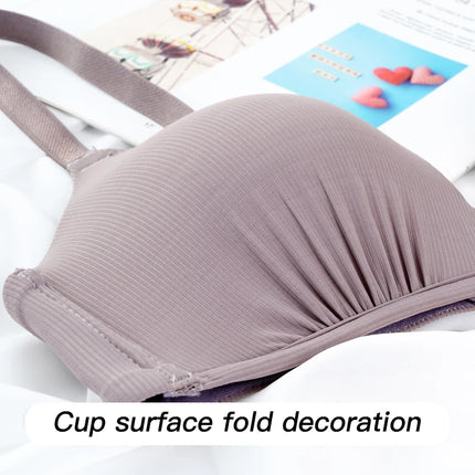 Seamless Bras for Women Push Up Bras No Wire Brassiere A B Cup Underwear Sexy Bralette Three Quarters(3/4 Cup)  Lingerie
