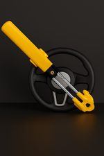 Universal Steering Wheel Lock – Heavy Duty Anti-Theft Car Security Device, Adjustable & Durable with Keys – Anti-Saw, Anti-Pry, Anti-Drill Protection