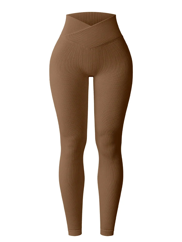 New Winter Women Yoga Pants High Waist Buttock Lifting Seamless Sports Yoga Clothes