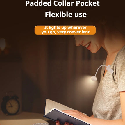 Portable LED Book Lights Eye Protection Night Light Mini 360°Clip-On Desk Reading Battery Lamp Travel Bedroom