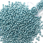 12Grams/Tube 2mm Metallic Seed Beads Japanese Round Glass Seedbeads For DIY Needlework Dress Adornment Sewing 1200pcs