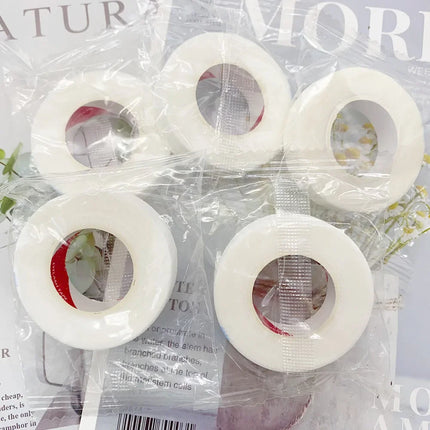 5Pcs Breathable Medical Paper Tapes Eyelash Extension Professional Lashes White Tape Eye False Lashes Patch Eyelid Sticker
