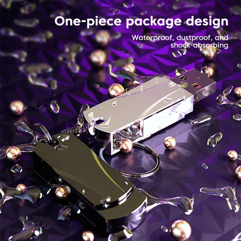 USB 3.0 Flash Drive 512GB 1T 2T Hihg Speed Pen drive Pendrive Waterproof Memory Stick Pen Drive Flash U Disk gifts 256GB