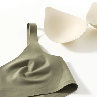 Traceless One Piece Bra No Steel Ring Gathered Underwear Lateral Collection of Accessory Breasts Anti Sagging Comfortable Bra