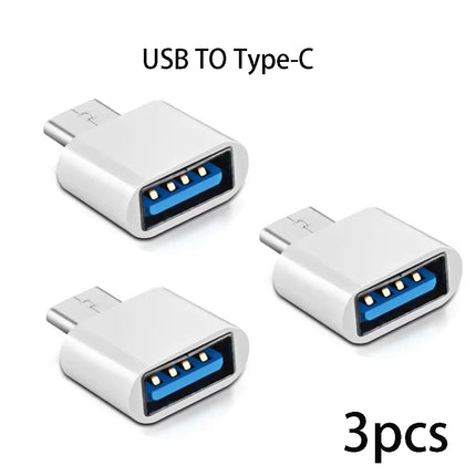 Mini Type C to USB Adapter 3.0 USB-C  Male OTG A Female Data Connector For MacBook Pro iPad Mini 6/Pro MacBook Air Type C Device