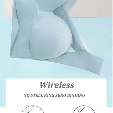 Women Sexy Bra Full Cup Brassiere Female U Back Underwear Lace Splicing Pespective Bralette V Neck Intimates Lingerie Large Size