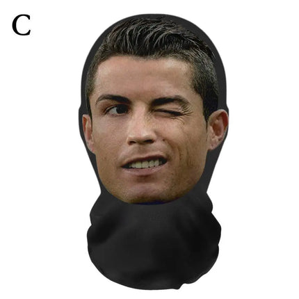 Interesting 3D Printed Seamless Full Face Mask Hat Cosplay Facial Mask Party Cosplay Props Halloween Mask
