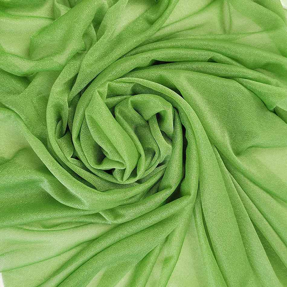 Chiffon Table Runner Sheer Fabric Silk for Boho Sheer Fabric Wedding Arch Overlay Draping Decoration Birthday Party Table Decor