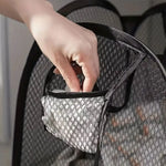 Mesh Pop-up Laundry Basket, Laundry Basket, Foldable Dirty Clothes Storage Basket, Large Capacity Storage Basket