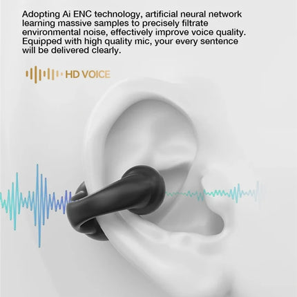 Earring Wireless Earbuds Bluetooth 5.3 Earphone Open Ear Headphones Air Conduction for Sport Running Painless Wearing Headset