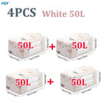 4PCS White 50L