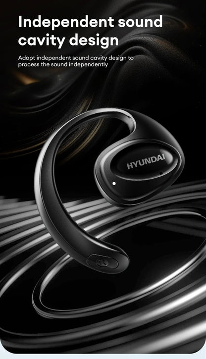 Choice HYUNDAI HY-X15Ultra OWS Wireless Bluetooth 5.4 Headphones with Mic 15h Long Battery Life Hifi Sound For Sport Gaming