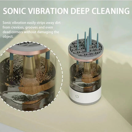New makeup brush automatic washer Washer Rechargeable Lazy Powder Puff tool Beauty cleaning brush