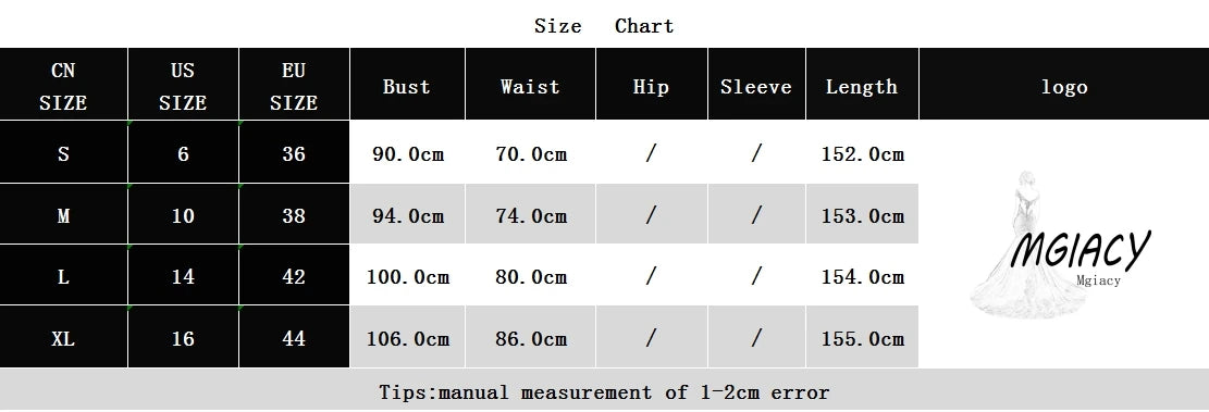 Mgiacy Thin straps Deep V-neck bust pleats cross sequins waist trim patchwork tint slit A full skirt Evening gown PROM dress