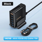 UK Plug / Black With PD Cable