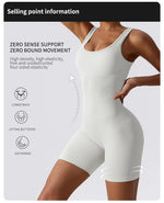 High Elastic Integrated Tight Fitting Jumpsuit Aerial Beauty Back Yoga Suit Seamless Jumpsuit for Women