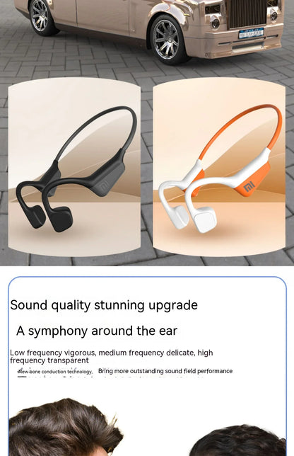 XIAOMI Mijia A20 Bone Conduction Neckband Wireless Earphones Bluetooth Headphones Sports Over Ear Headset With Mic Stereo Earbud