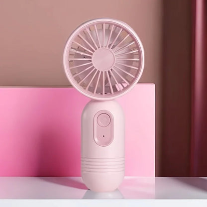 1PC USB Mini Rechargeable Portable Fan with 3 Speeds, Handheld Fan for Gift Choice, Perfect For Office, Outdoor, Travel, Camping