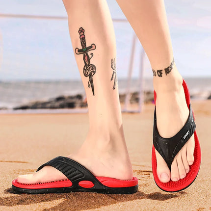 New Summer Fashion Mens Light Slippers Casual Breathable Indoor and Outdoor Slippers