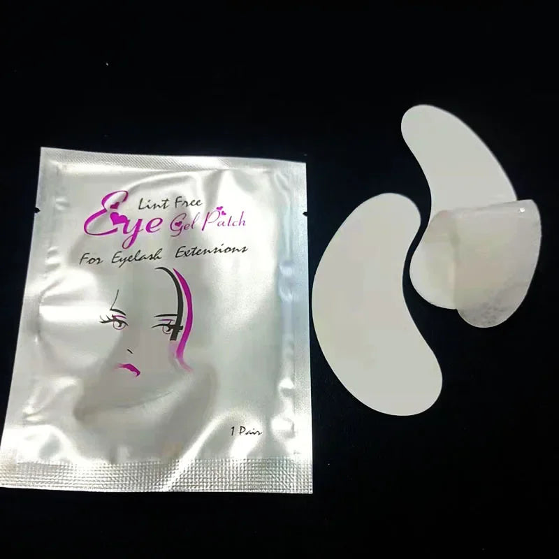 50 Pieces Of Hydrogel Eyelash Patch Grafting Eyelashes Isolating Pad Eyelash Patch Beauty  Moisturizing Eye Mask for Long-lastin