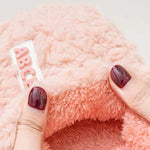 Eyriphy New Fashion Cotton Slippers For Women Winter Warm House Shoes Curly Faux Cotton Bedroom Slides Non-Slips Comfort Slipper