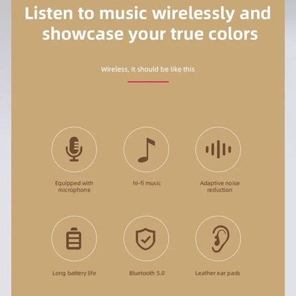 Stereo P47 Headset 5.0 Bluetooth Headset Folding Series Wireless Sports Game Headset