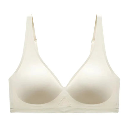 Seamless Bras For Women Wireless Bra Push Up Deep V Glossy Underwear Female Bralette Invisible Padded Brasiere Sexy Lingerie